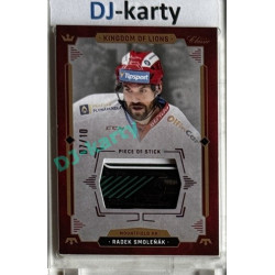 2021 OFS Kingdom of Lions Radek Smoleňák #S14 07/10 Piece of Stick RED