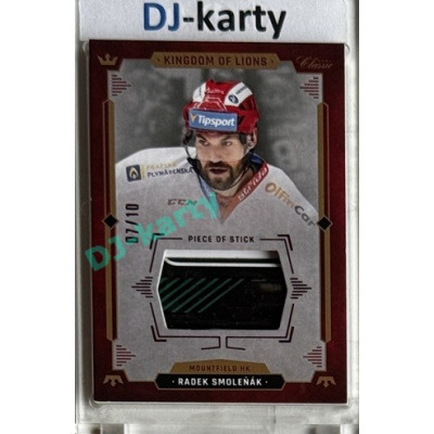 2021 OFS Kingdom of Lions Radek Smoleňák #S14 07/10 Piece of Stick RED