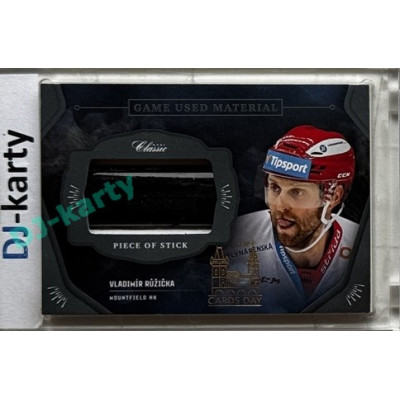 2020/21 OFS 2. série Vladimír Růžička #RPS-VRŮ x/14 Game Used Material CARDS DAY