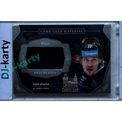 2020/21 OFS 2. série David Němeček #GUM-DNĚ xx/20 Game Used Material CARDS DAY