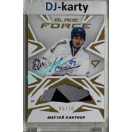2025 Sportzoo Hokejové ČESKO #BFS-MK Matyáš Kantner Blade Force Auto 05/20