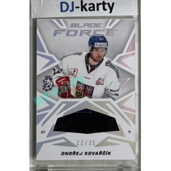 2025 Sportzoo Hokejové ČESKO #BF-OK Ondřej Kovařčík Blade Force 22/35