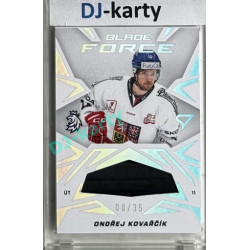 2025 Sportzoo Hokejové ČESKO #BF-OK Ondřej Kovařčík Blade Force 08/35