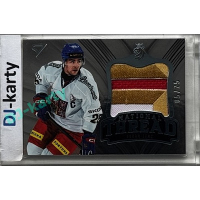 2025 Sportzoo Hokejové ČESKO #NT-RL Radan Lenc National Thread Patch 05/25