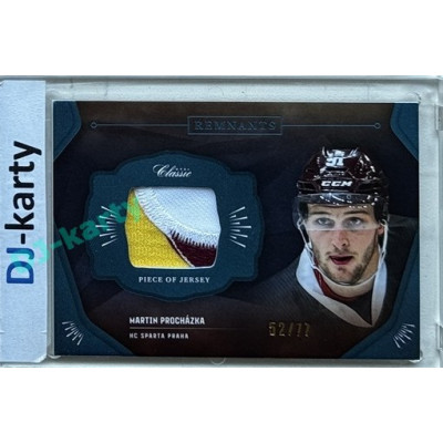 2020/21 OFS 2. série Martin Procházka #RPS-MPR 52/77 Game Used Remnants