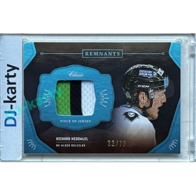 2020/21 OFS 2. série Richard Nedomlel #RPS-RNE 33/77 Game Used Remnants