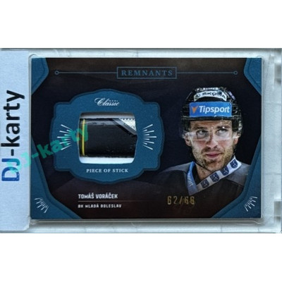 2020/21 OFS 2. série Tomáš Voráček #RPS-TVO 62/66 Game Used Remnants