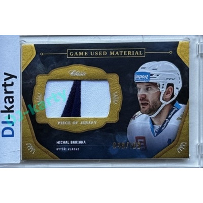2020/21 OFS 1.série Michal Barinka #GUM-MBA 49/109 Game Used Material