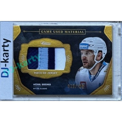 2020/21 OFS 1.série Michal Barinka #GUM-MBA 39/109 Game Used Material