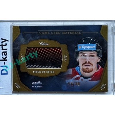 2020/21 OFS 1.série Jan Káňa #GUM-JKÁ 49/80 Game Used Material