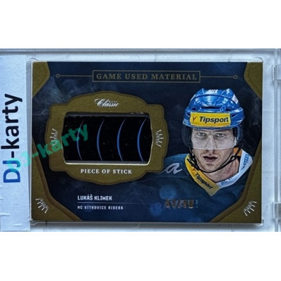 2020/21 OFS 1.série Lukáš Klimek #GUM-LKL 53/80 Game Used Material