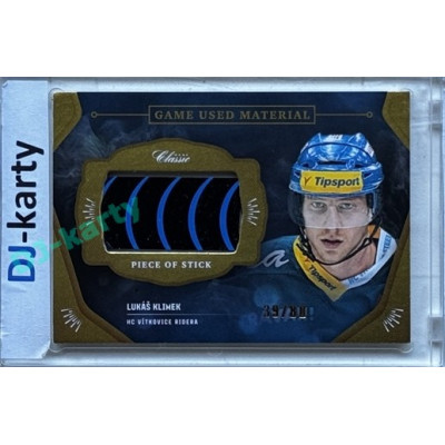 2020/21 OFS 1.série Lukáš Klimek #GUM-LKL 39/80 Game Used Material