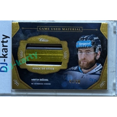 2020/21 OFS 1.série Martin Dočekal #GUM-MDO 41/60 Game Used Material