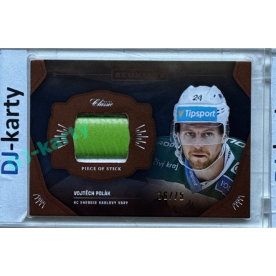 2020/21 OFS 1. série Vojtěch Polák #RPS-VPO 36/75 Game Used Remnants