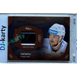 2020/21 OFS 1. série Tomáš Bartejs #RPS-TBA 31/75 Game Used Remnants