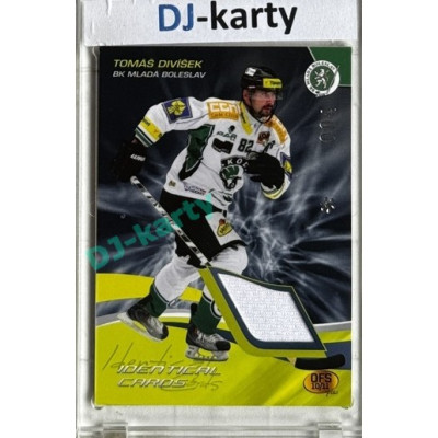 2010/11 OFS #J10 Tomáš Divíšek Identical cards jersey 004/xxx