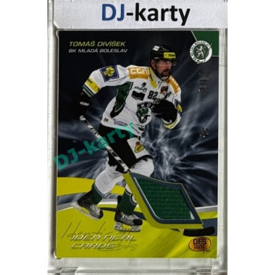 2010/11 OFS #J10 Tomáš Divíšek Identical cards jersey 292/xxx