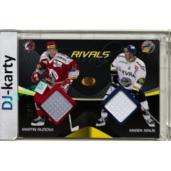 2011 OFS Premium #R02 Martin Růžička / Marek Malík Rivals Double Jersey 240/500