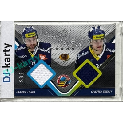 2011 OFS Premium #J04 Rudolf Huna / Ondřej Šedivý Double Identical Jersey 291/500