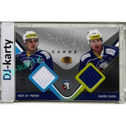 2011 OFS Premium #J10 Nick St. Pierre / Radek Duda Double Identical Jersey 287/500