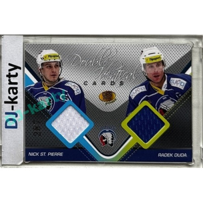 2011 OFS Premium #J10 Nick St. Pierre / Radek Duda Double Identical Jersey 287/500