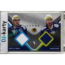 2011 OFS Premium #J10 Nick St. Pierre / Radek Duda Double Identical Jersey 310/500