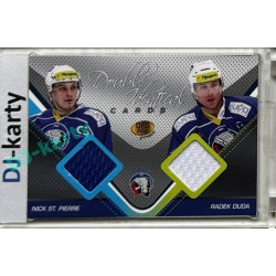 2011 OFS Premium #J10 Nick St. Pierre / Radek Duda Double Identical Jersey 119/500