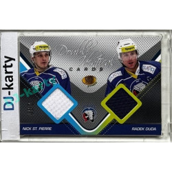2011 OFS Premium #J10 Nick St. Pierre / Radek Duda Double Identical Jersey 492/500