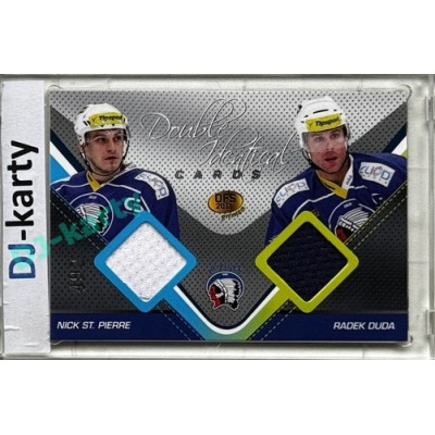 2011 OFS Premium #J10 Nick St. Pierre / Radek Duda Double Identical Jersey 492/500