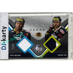 2011 OFS Premium #J07 Petr Nedvěd / Tomáš Vak Double Identical Jersey 100/500
