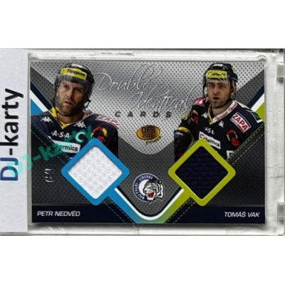 2011 OFS Premium #J07 Petr Nedvěd / Tomáš Vak Double Identical Jersey 69/500