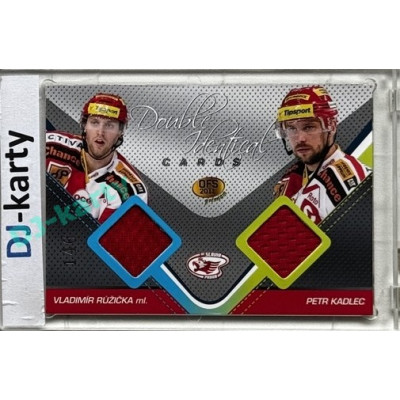 2011 OFS Premium #J15 Vladimír Růžička ml. / Petr Kadlec Double Identical Jersey 146/500