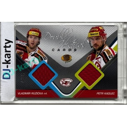 2011 OFS Premium #J15 Vladimír Růžička ml. / Petr Kadlec Double Identical Jersey 486/500