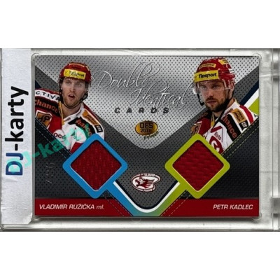 2011 OFS Premium #J15 Vladimír Růžička ml. / Petr Kadlec Double Identical Jersey 486/500
