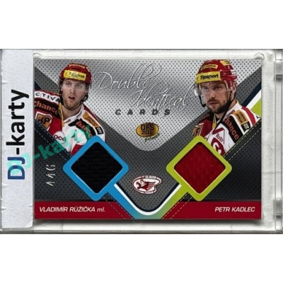2011 OFS Premium #J15 Vladimír Růžička ml. / Petr Kadlec Double Identical Jersey 446/500