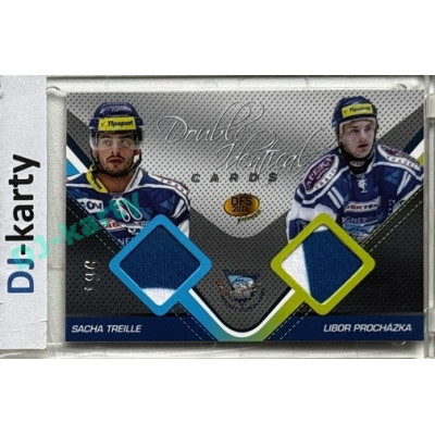 2011 OFS Premium #J16 Sacha Treille / Libor Procházka Double Identical Jersey 196/500
