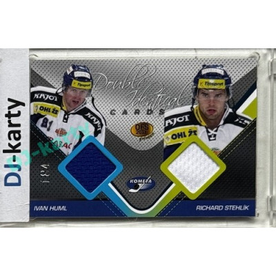 2011 OFS Premium #J05 Ivan Huml / Richard Stehlík Double Identical Jersey 184/500