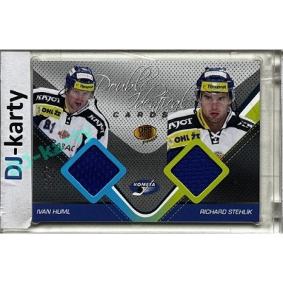 2011 OFS Premium #J05 Ivan Huml / Richard Stehlík Double Identical Jersey 377/500