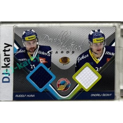2011 OFS Premium #J04 Rudolf Huna / Ondřej Šedivý Double Identical Jersey 408/500