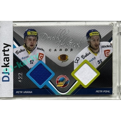 2011 OFS Premium #J03 Petr Vrána / Petr Pohl Double Identical Jersey 422/500