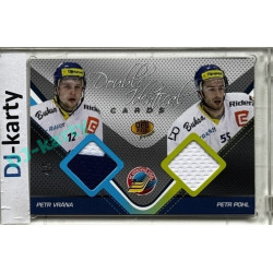 2011 OFS Premium #J03 Petr Vrána / Petr Pohl Double Identical Jersey 45/500