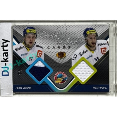 2011 OFS Premium #J03 Petr Vrána / Petr Pohl Double Identical Jersey 45/500