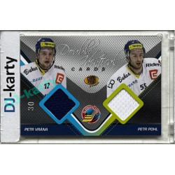 2011 OFS Premium #J03 Petr Vrána / Petr Pohl Double Identical Jersey 30/500