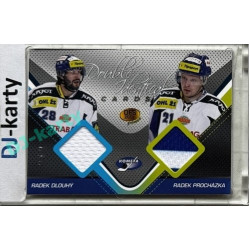 2011 OFS Premium #J06 Radek Dlouhý / Radek Procházka Double Identical Jersey 313/500