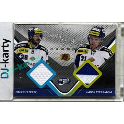 2011 OFS Premium #J06 Radek Dlouhý / Radek Procházka Double Identical Jersey 313/500