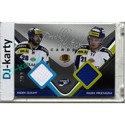 2011 OFS Premium #J06 Radek Dlouhý / Radek Procházka Double Identical Jersey 393/500