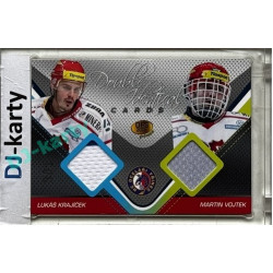 2011 OFS Premium #J02 Lukáš Krajíček / Martin Vojtek Double Identical Jersey 301/500