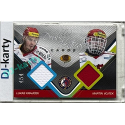 2011 OFS Premium #J02 Lukáš Krajíček / Martin Vojtek Double Identical Jersey 454/500