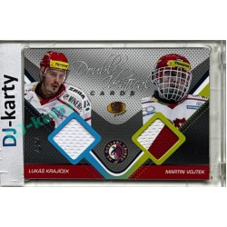 2011 OFS Premium #J02 Lukáš Krajíček / Martin Vojtek Double Identical Jersey 484/500