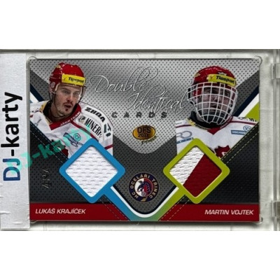 2011 OFS Premium #J02 Lukáš Krajíček / Martin Vojtek Double Identical Jersey 484/500